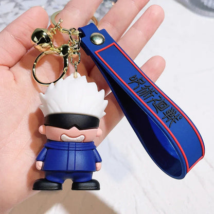 Anime-Inspired Keychain - Sorcerer & Warrior