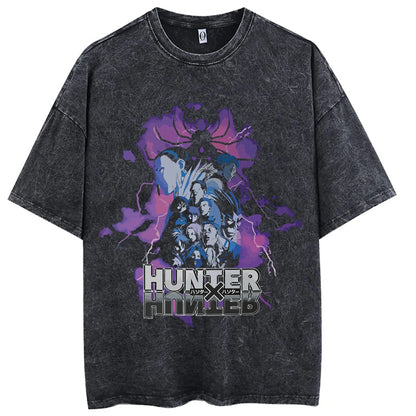 Acid-Washed Vintage Anime T-shirt