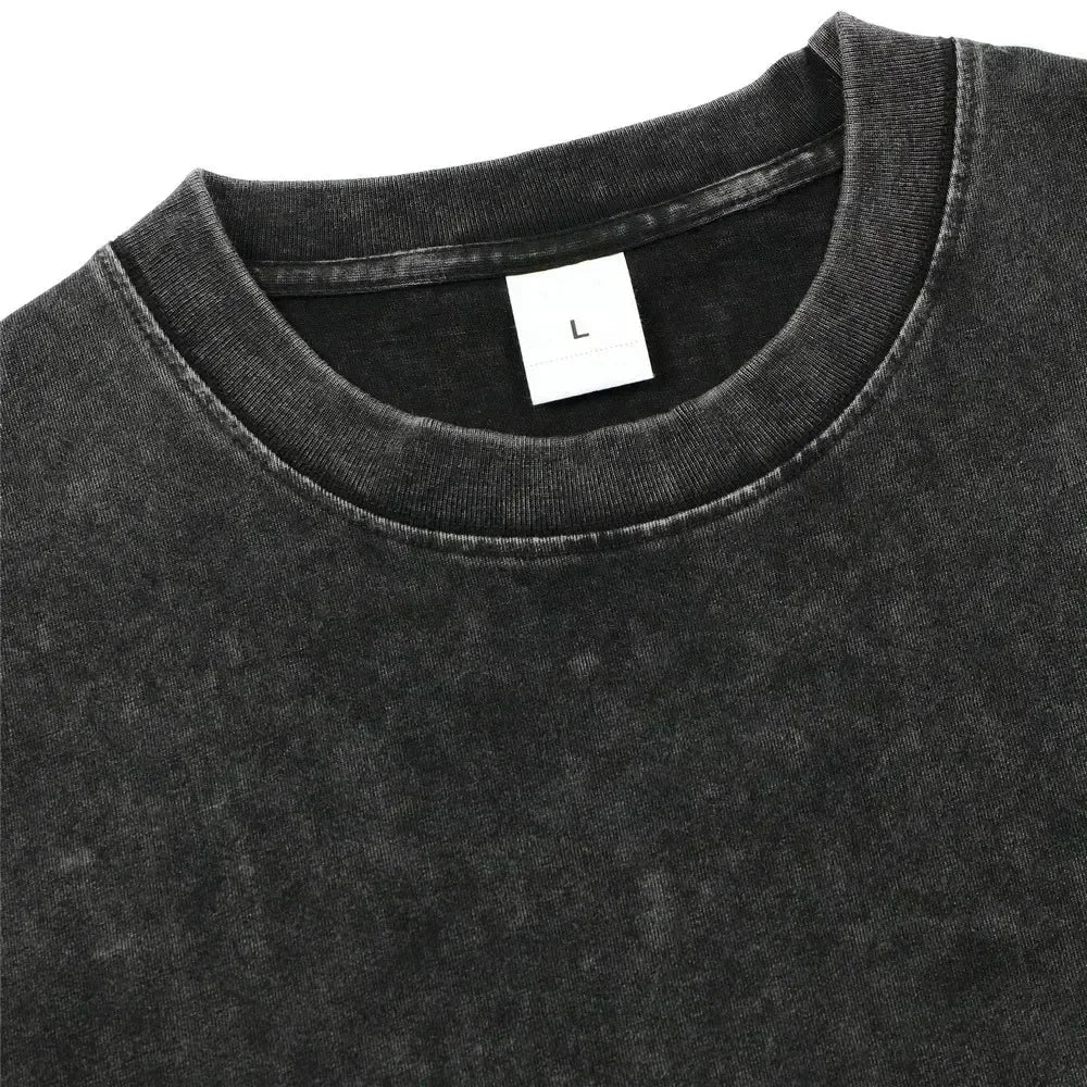 Acid-Washed Vintage Anime T-shirt