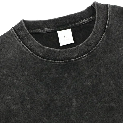 Acid-Washed Vintage Anime T-shirt
